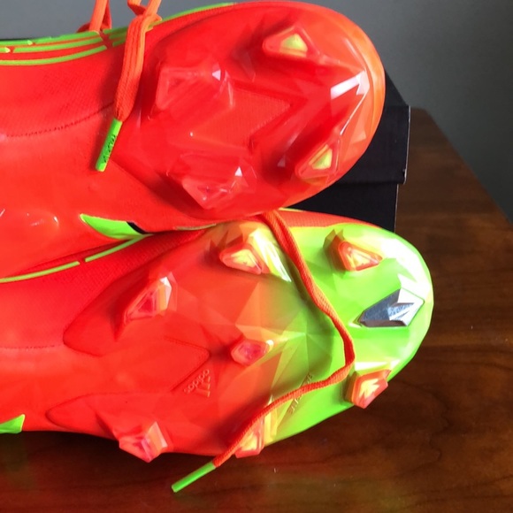 Adidas Predator Edge.1 FG Men's Football Soccer Cleats GW1029 Orange - Picture 10 of 10
